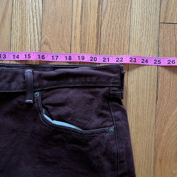 Maroon Levi’s 501 XX Shrink-to-Fit Jeans - Picture 7 of 13
